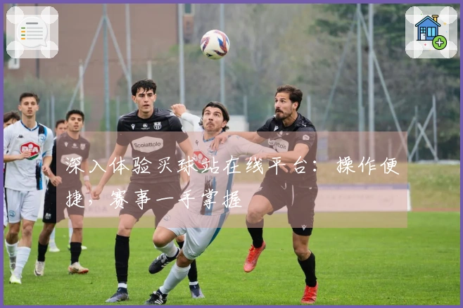 深入体验买球站在线平台：操作便捷，赛事一手掌握